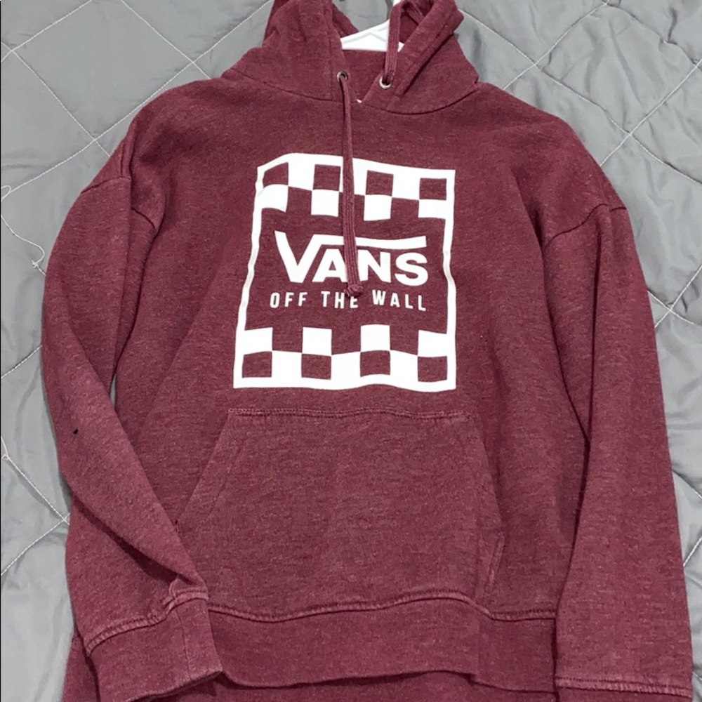Vans burgundy Hoodie - Picture 1 of 1